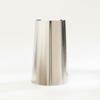 Women's Wide Open Cuff in Shiny Metal Look