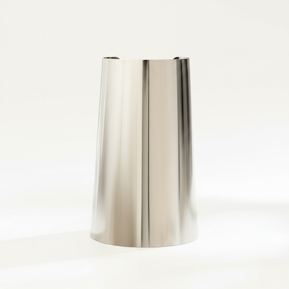 Women's Wide Open Cuff in Shiny Metal Look