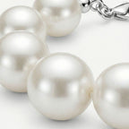 Women's Pearl Bracelet with Large Round Beads