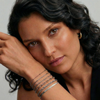 Women's Multi-Row Chain Bracelet Set with Lobster Clasp