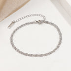Women Textured Gold Necklace and Bracelet Set
