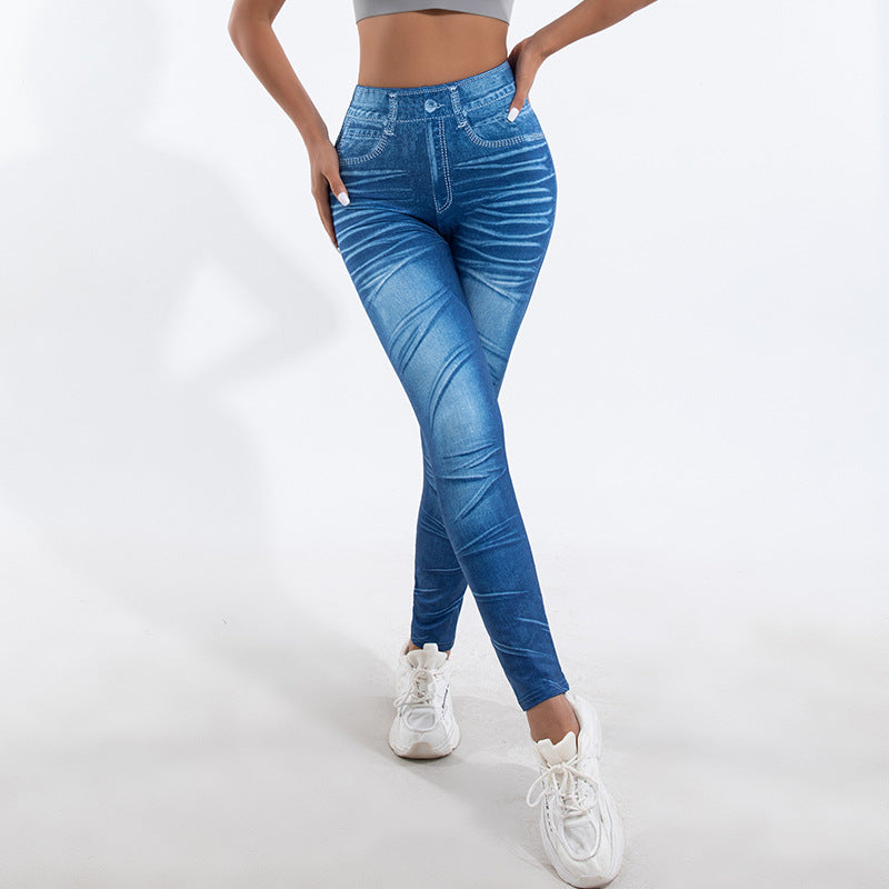 Women's leggings with playful cut-out details and decorative ribbons