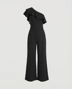 Elegant off-shoulder jumpsuit with ruffle