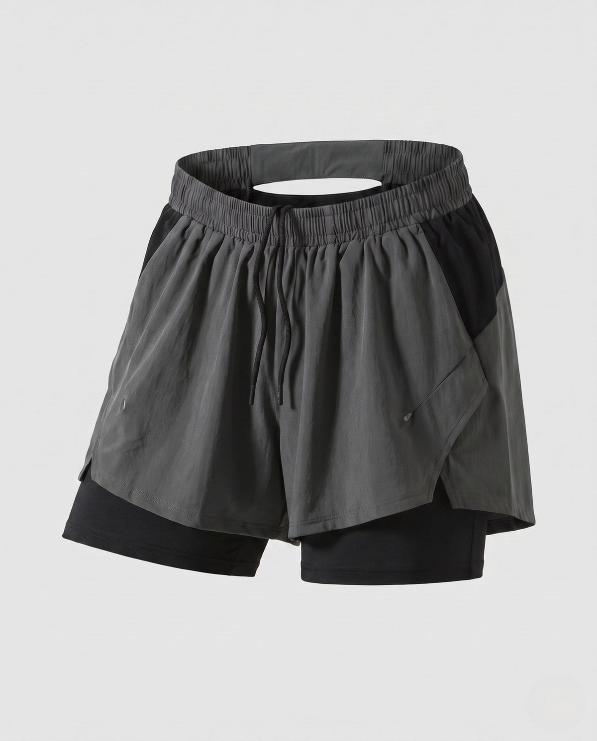 Women's sporty running shorts with innovative Möbius band and breathable inserts